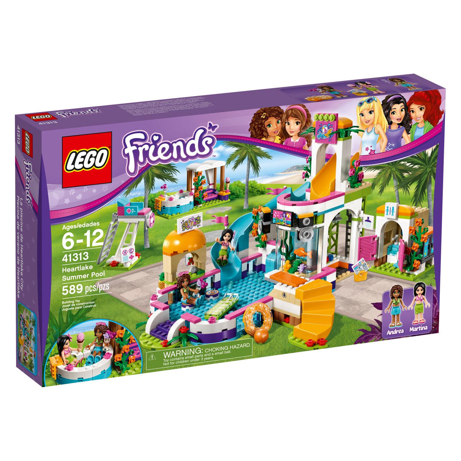 lego friends pool set