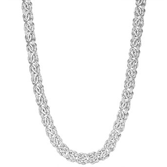 Jordan Blue 14k Gold Byzantine Chain Necklace
