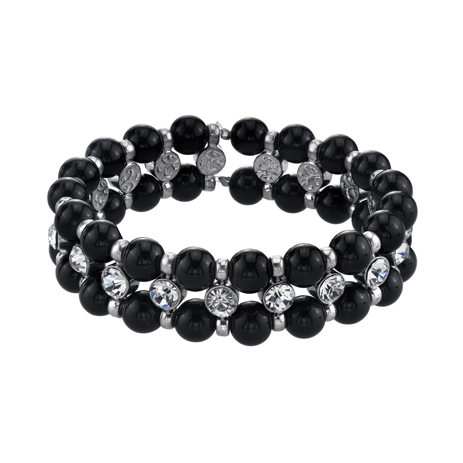 black stretch bracelet