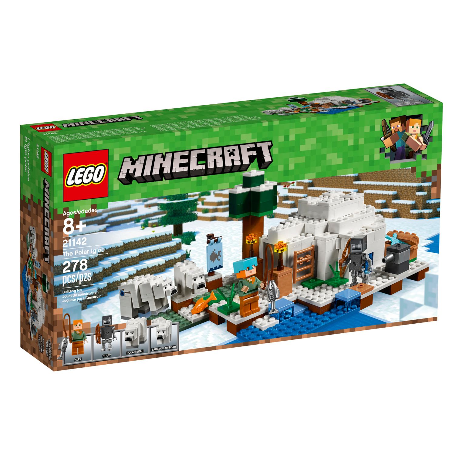 lego 21142 minecraft the polar igloo