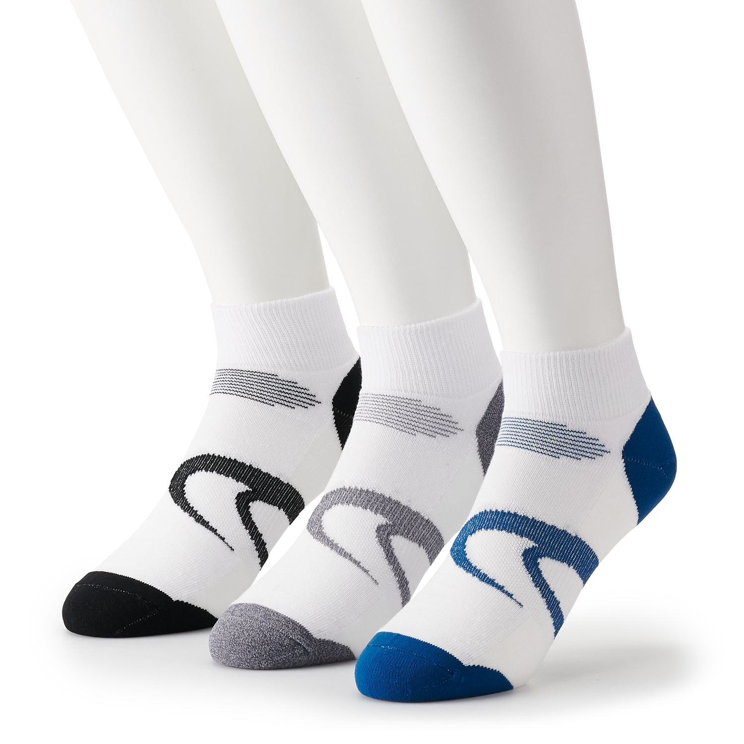 Men's ASICS 3-pack Intensity Quarter Socks
