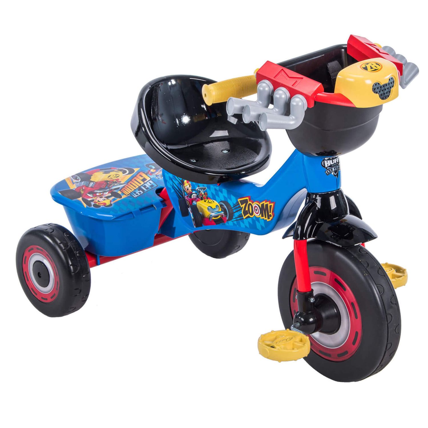 mickey mouse trike with parent handle