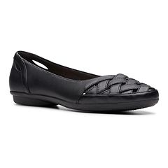 kohls womens black flats