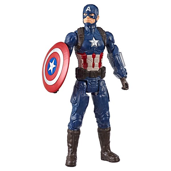Hasbro Marvel Avengers Endgame Titan Hero Series Captain America 12 Inch Action Figure - roblox superhero life 2 captain america