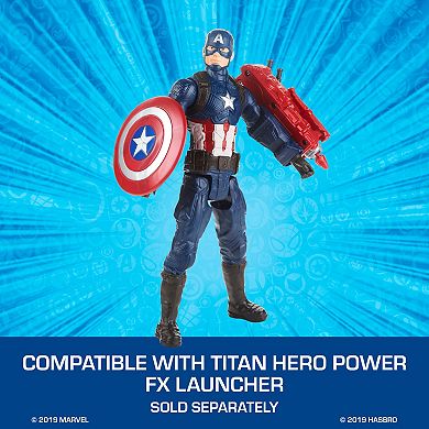 Hasbro Marvel Avengers: Endgame Titan Hero Series Captain America 12-Inch Action Figure