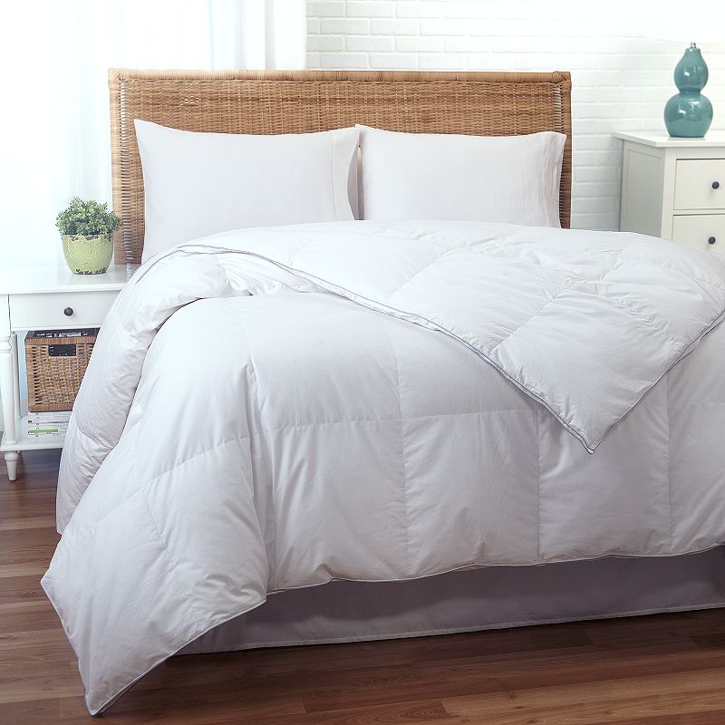 Nikki Chu Luxury Down Comforter, White, Queen