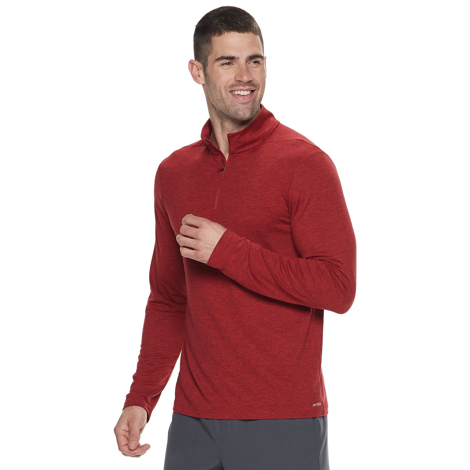 kohls quarter zip mens
