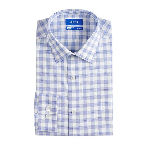 Men's Apt. 9® Regular-Fit Stretch Spread-Collar Dress Shirt