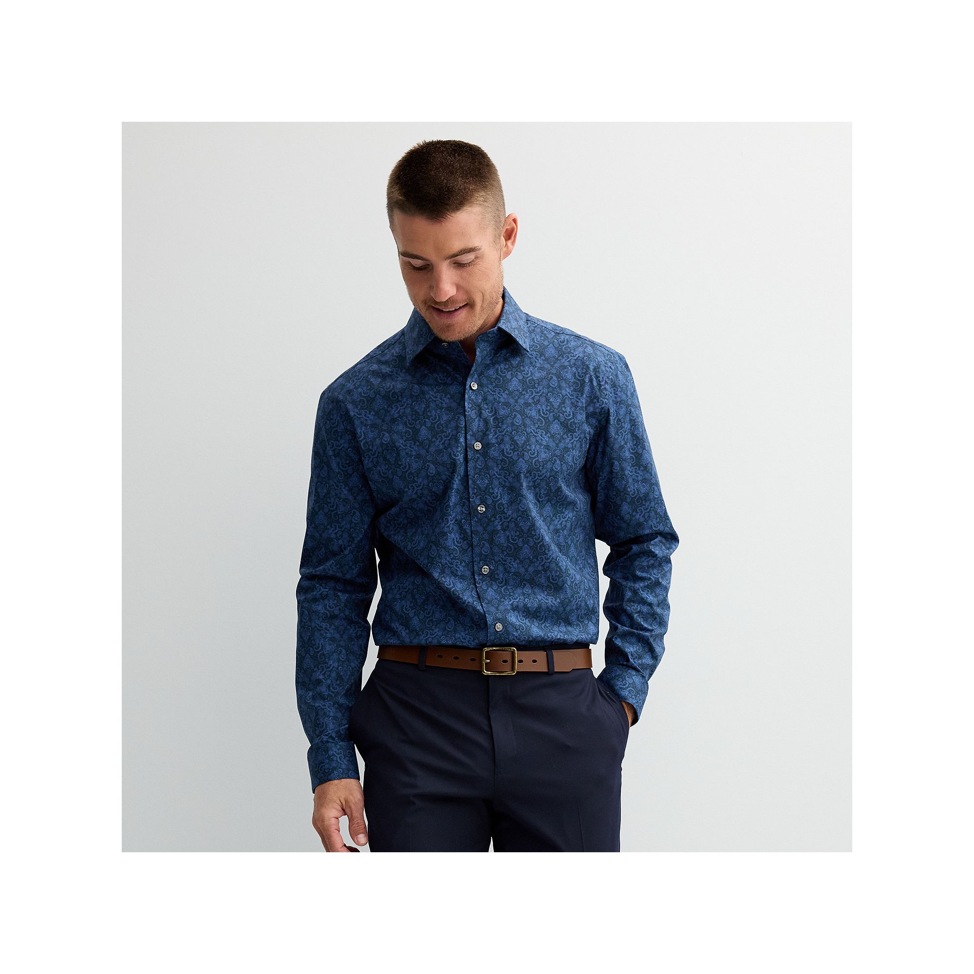 Mens Apt. 9® Premier Flex Regular-Fit Wrinkle Resistant Dress Shirt, Size