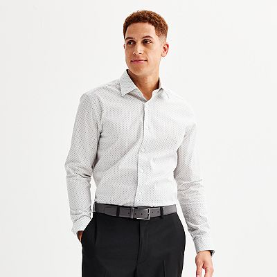 Long Sleeve Kohls Mens Dress Shirts Extra Slim Premier Flex Kohls Mens  Fitted Dress Shirts Mens