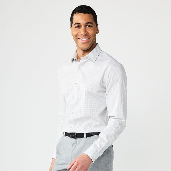 Men's Apt. 9® Premier Flex Regular-Fit Spread-Collar Dress Shirt