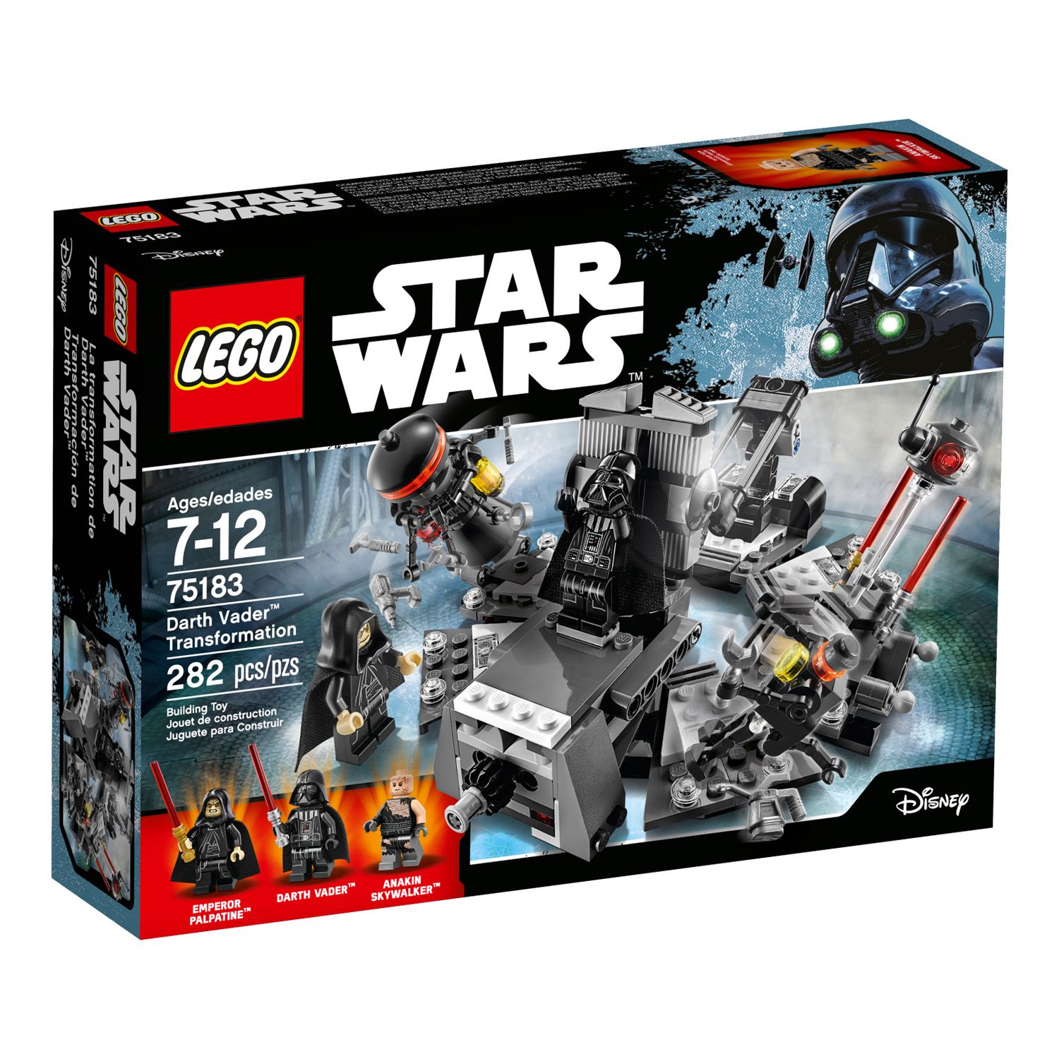 lego star wars transformation darth vader