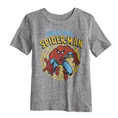Boys Graphic T Shirts Kids Spider Man Tops Tees Tops Clothing - boys 4 12 jumping beans marvel spider man graphic tee