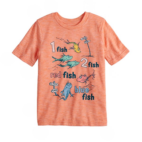 Dr. Seuss 4T One Fish Two Fish Shirt