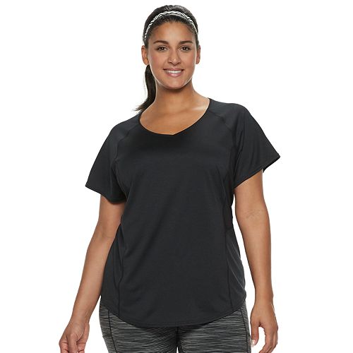 Plus Size Tek Gear® V-Neck Performance Tee