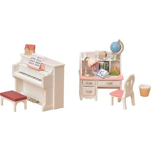 Calico Critters Piano And Desk Set