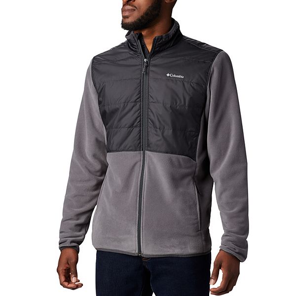 Men's Columbia Basin Butte Omni-Heat™ Colorblock Fleece Full-Zip