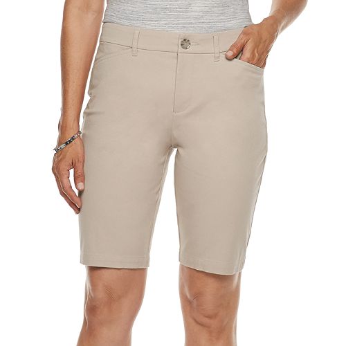 Petite Croft & Barrow® Classic Bermuda Shorts