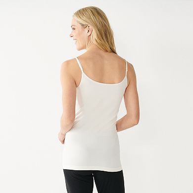 Women's Apt. 9® Essential Reversible Neckline Seamless Camisole