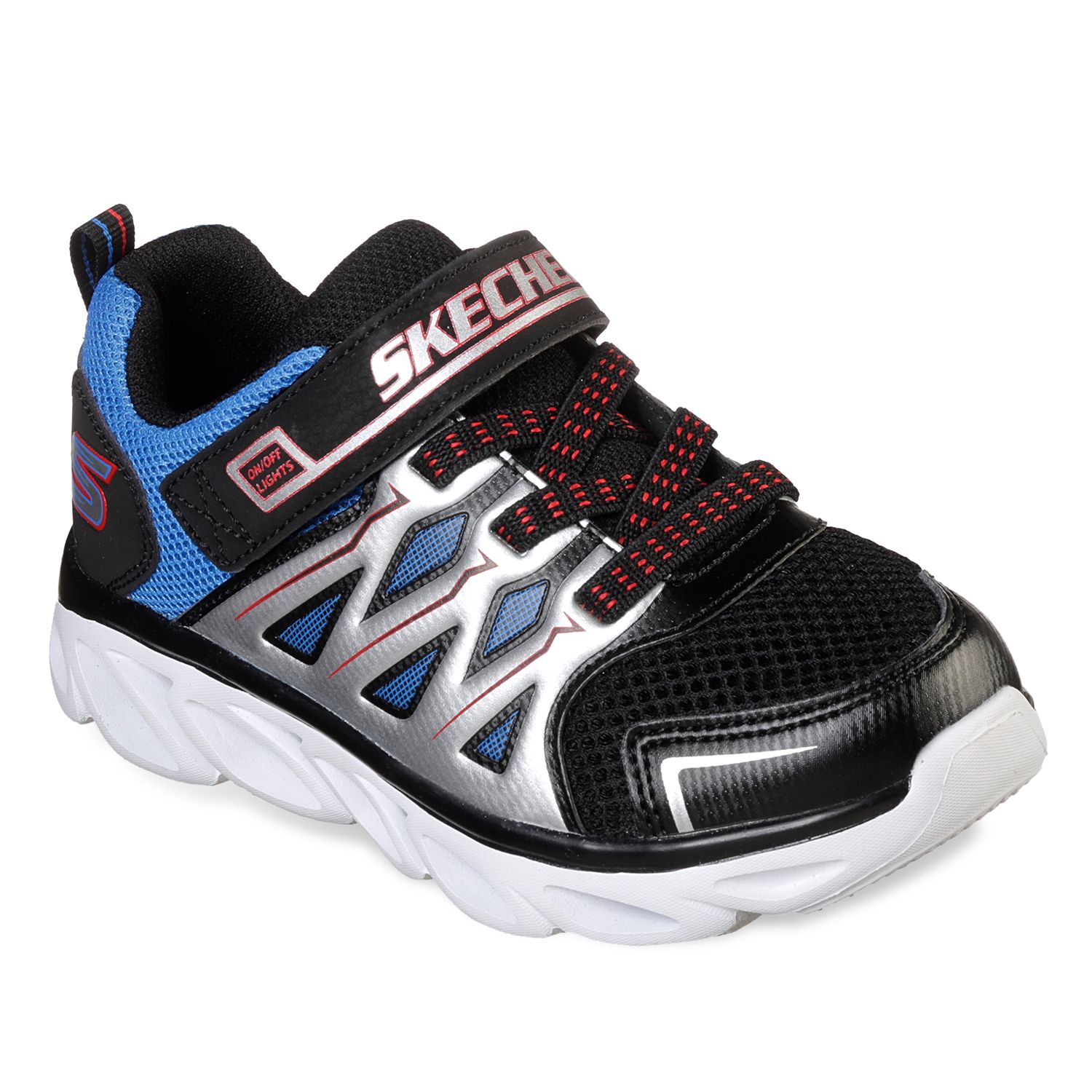 skechers boys' s lights hypno-flash