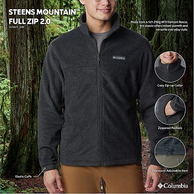 Columbia men's zip up fleece best sale