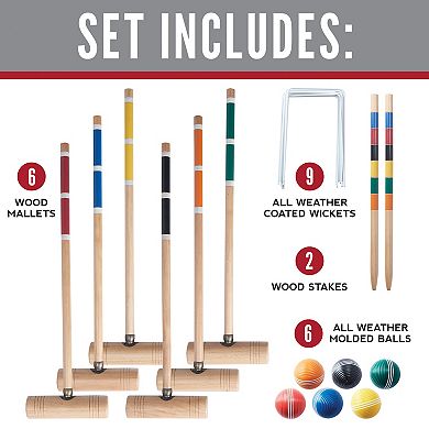 Franklin Sports Professional Croquet Set