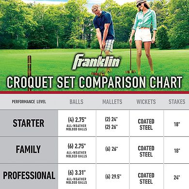 Franklin Sports Professional Croquet Set