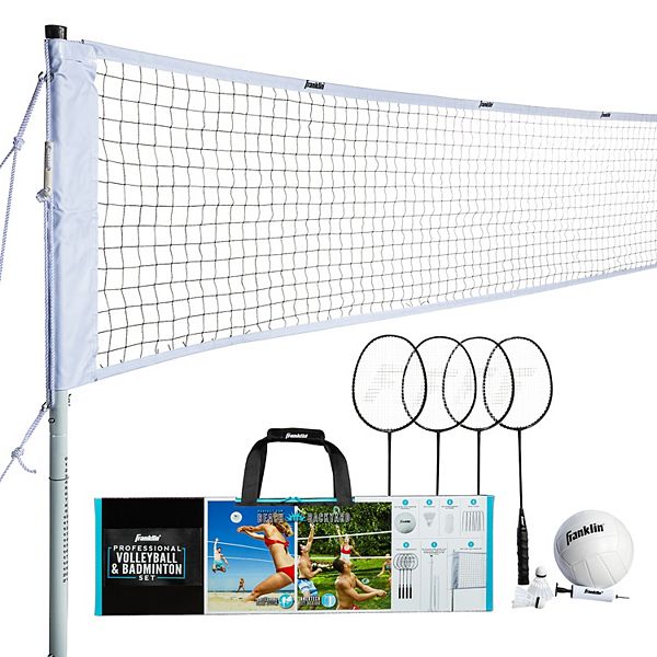 Franklin Sports Professional Badminton Volleyball Set