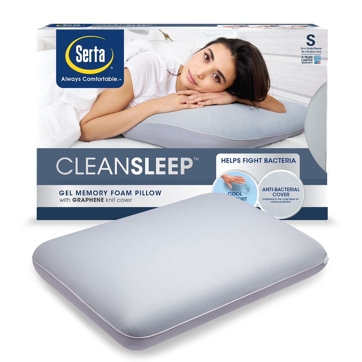 Serta® Clean Sleep Antimicrobial Gel 