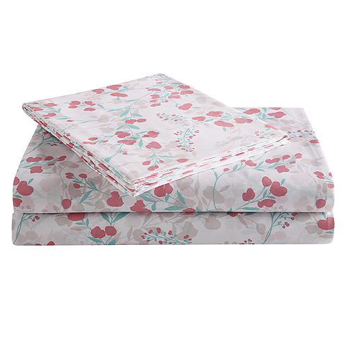 Peach Oak Printed Sheet Set
