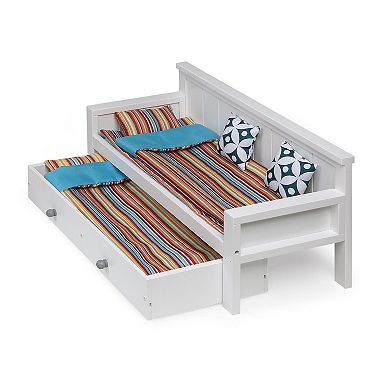 Badger Basket 10-Piece Sofa and Trundle Bed Play Set