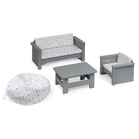 Детские куклы Badger Basket 6 pc Living Room Furniture Play Set