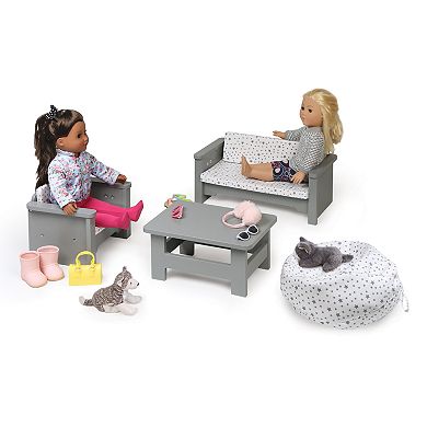 Badger Basket 6-Piece Living Room Furniture Play Set