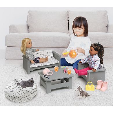 Badger Basket 6-Piece Living Room Furniture Play Set