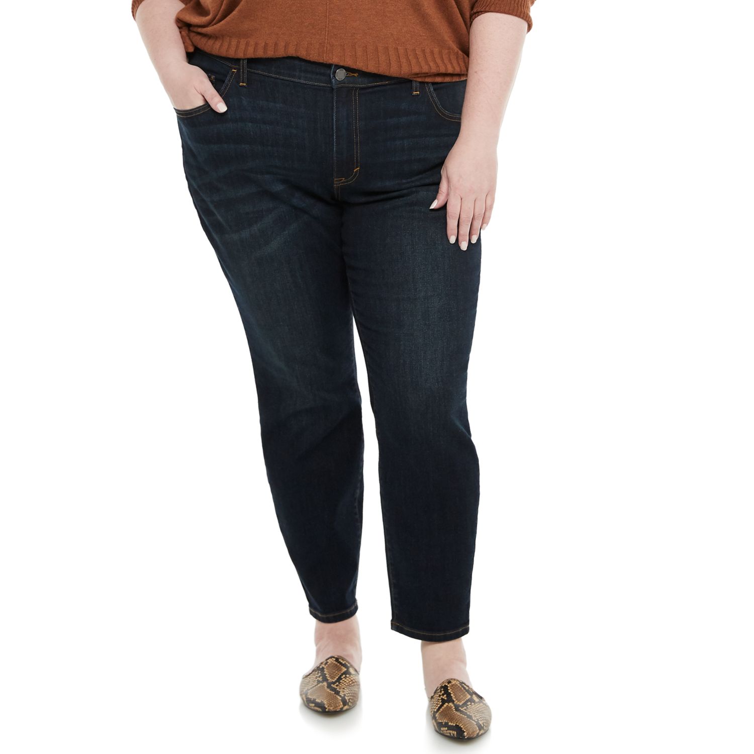 kohls plus size skinny jeans