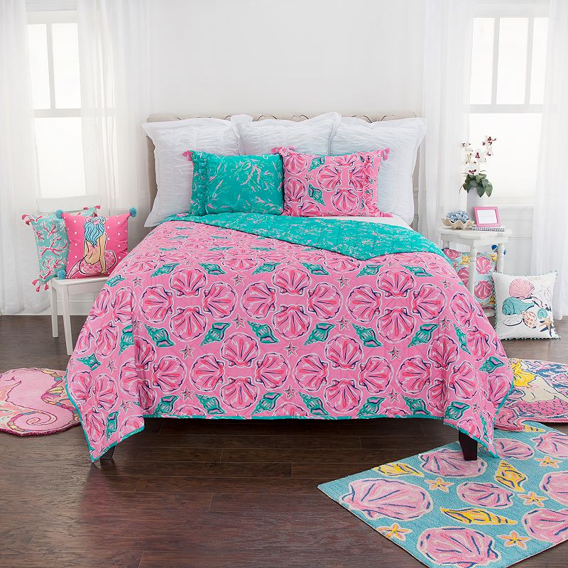 Simply Southern Sofia Reversible Quilt Set, Multicolor, Twin