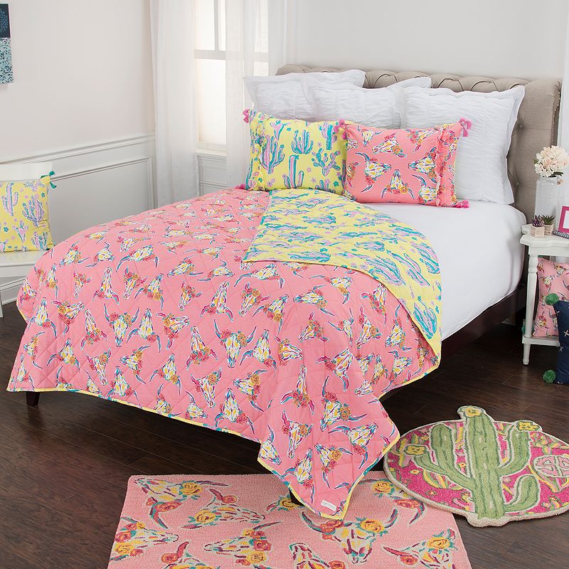 Simply Southern Jude Reversible Quilt Set, Multicolor, Full/Queen