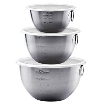 Tovolo Prep & Serve 6 pc Stainless Steel Mixing Bowl Set