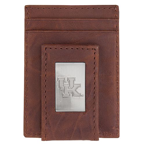 KENTUCKY WILDCATS   Leather BiFold Wallet    NEW    brown 4