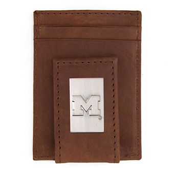 Men's Michigan Wolverines Front-Pocket Wallet Money Clip