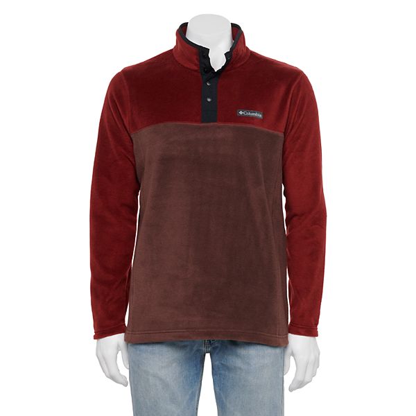 Men's Columbia Steens Mountain™ Half-Snap Pullover - Red Lodge (L)