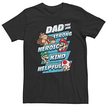 Men's Nintendo Character's Dad Tee