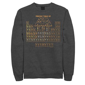 Men's Star Wars Periodic Table of Elements Heather Fleece Sweatshirt