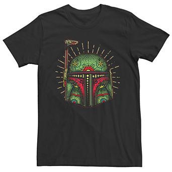 Men's Star Wars Boba Fett Sugar Skull Graphic Tee