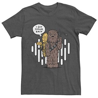 Men's Star Wars Chewbacca & C-3PO Tee