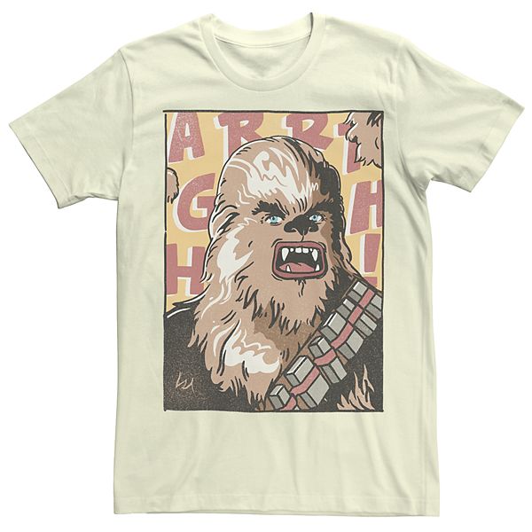 Men's Star Wars Comic Chewbacca Graphic Tee