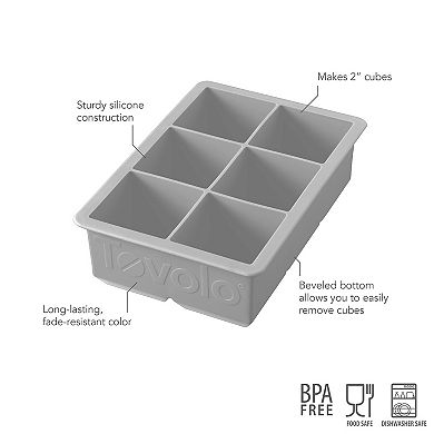Tovolo King Cube Silicone Ice Tray