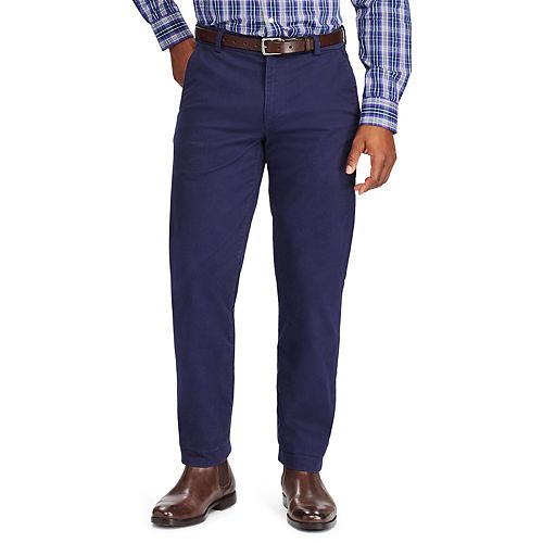 Men's Chaps ClassicFit FlatFront Stretch Twill Pants