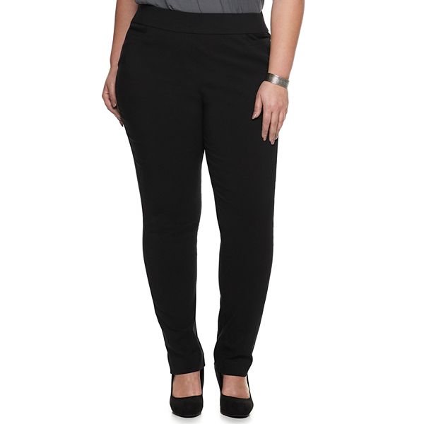 Plus Size EVRI™ All About Comfort Pull-On Career Pants
