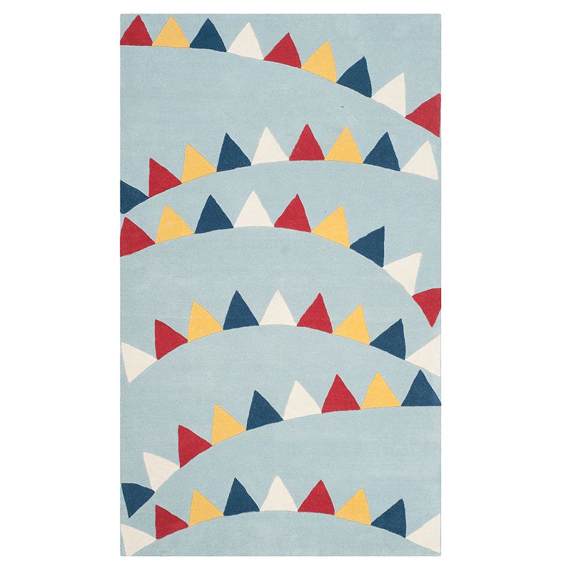 Safavieh Martha Stewart Anita Sunken Pool Rug, Blue, 4X6 Ft